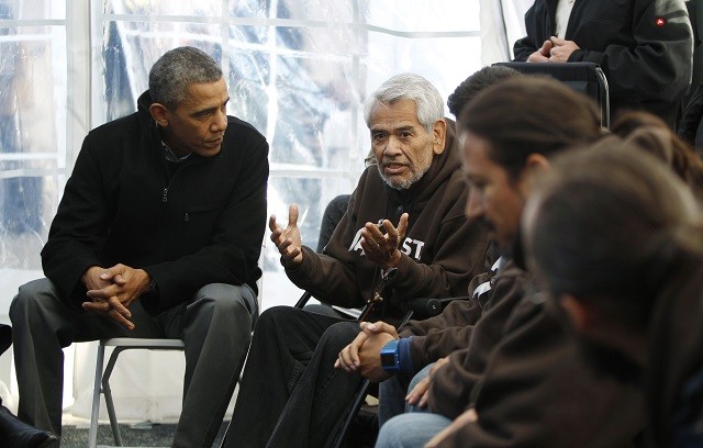 President Barack Obama and hunger striker Eliseo Medina President Barack Obama and hunger striker Eliseo Medina
